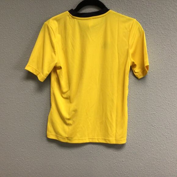 Youth Adidas Unisex Entrada 22 Soccer Jersey Team Yellow Black Size Medium - Picture 4 of 5